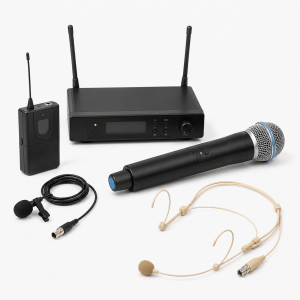 Professional microphone rentals in Orlando including wireless handheld, lavalier and earworn microphone systems